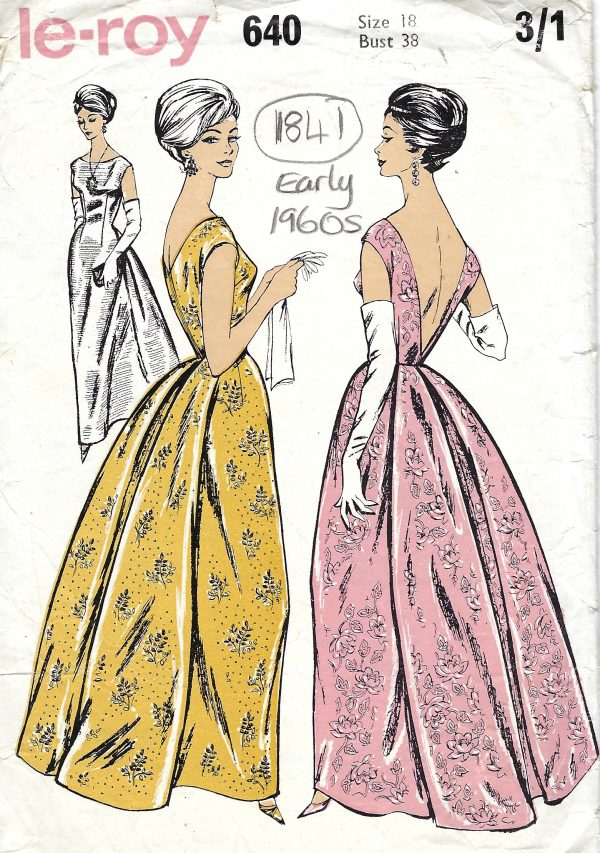 1960's evening gowns