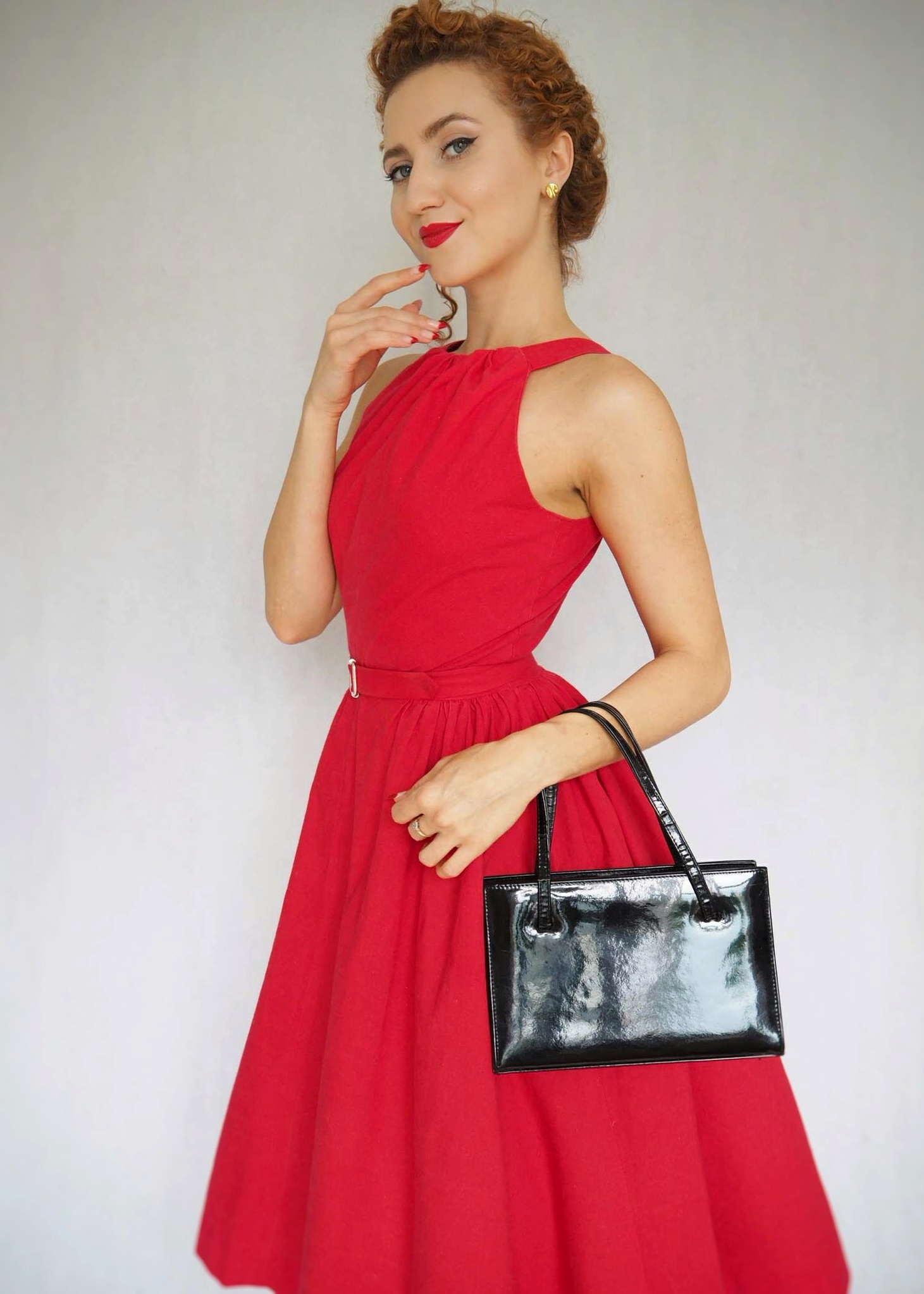 retro style gown