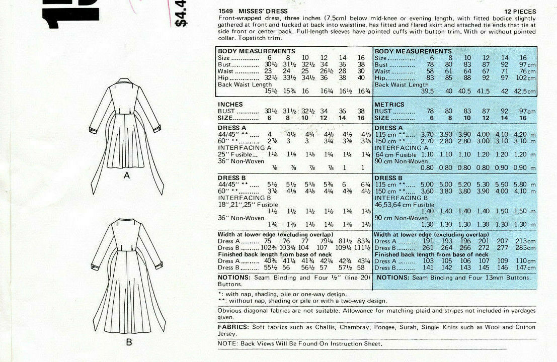 dvf wrap dress pattern