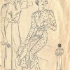 1930s-Vintage-VOGUE-Sewing-Pattern-B36-ONE-PIECE-DRESS-FROCK-1384-261729857870