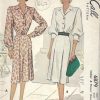 1947-Vintage-Sewing-Pattern-B40-DRESS-1647-252383667710