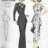 1947-Vintage-VOGUE-Sewing-Pattern-B34-36-38-DRESS-R394-251157411520
