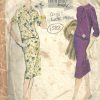 1950s-Vintage-VOGUE-Sewing-Pattern-B34-TWO-PIECE-DRESS-SKIRT-TOP-1582-262328484840