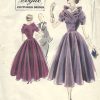 1951-Vintage-VOGUE-Sewing-Pattern-B30-DRESS-1428R-261895332970