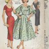 1957-Vintage-Sewing-Pattern-B34-DRESS-1454-252020748560
