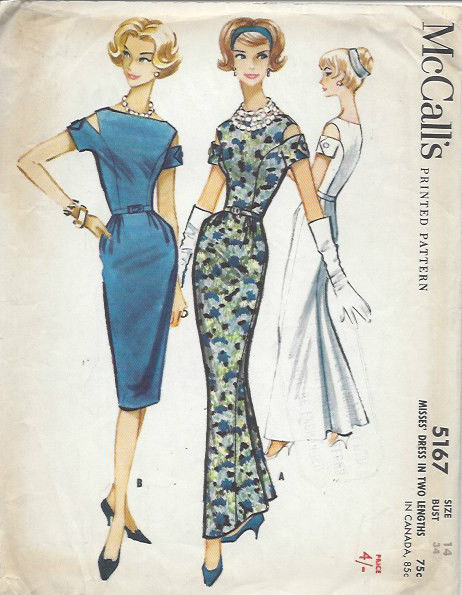 1959-Vintage-Sewing-Pattern-B34-DRESS-1457-261959908380