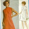 1969-Vintage-VOGUE-Sewing-Pattern-DRESS-B36-1585-By-Bill-Blass-262328514820