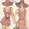 1975-Vintage-VOGUE-Sewing-Pattern-B36-SWIMSUIT-with-BRIEFS-and-HAT-1794R-252826672970
