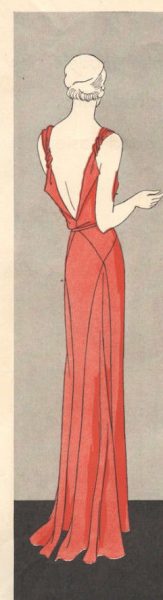 1931-Vintage-VOGUE-Sewing-Pattern-B36-DRESS-R825R-262847891661
