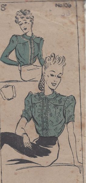1940s-Vintage-Sewing-Pattern-B38-BLOUSE-R792-251191797871