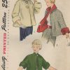 1950-Vintage-Sewing-Pattern-B30-TOPPER-JACKET-1294-261518187081