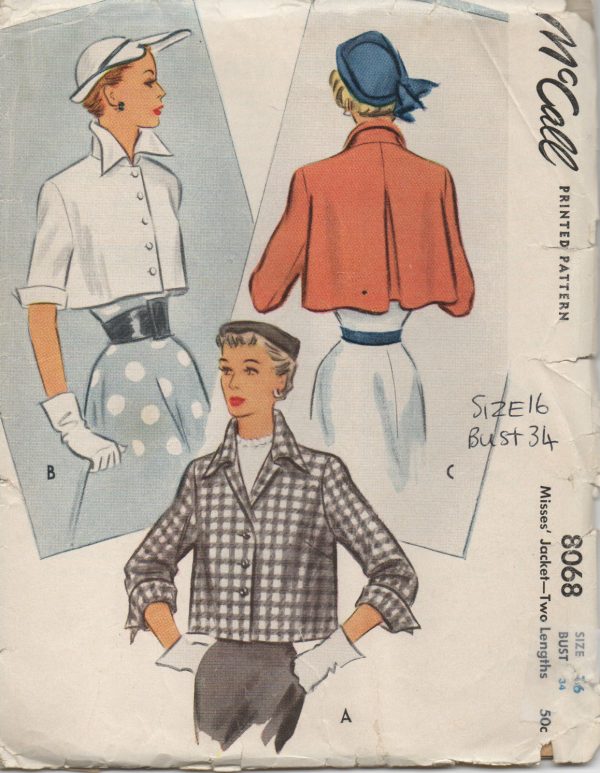 1950-Vintage-Sewing-Pattern-B34-JACKET-1292-261518183331