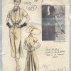 1950-Vintage-VOGUE-Sewing-Pattern-B36-DRESS-SCARF-1489-By-Jacques-Fath-262031443951