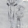 1950-Vintage-VOGUE-Sewing-Pattern-B36-DRESS-SCARF-1489-By-Jacques-Fath-262031443951-5