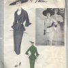 1951-Vintage-VOGUE-Sewing-Pattern-B30-SUIT-SKIRT-JACKET-79-By-Patou-261379791461