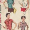 1953-Vintage-Sewing-Pattern-B30-WESKIT-BLOUSE-R726-251174626381