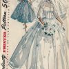 1954-Vintage-Sewing-Pattern-B36-BRIDAL-GOWN-BRIDESMAID-DRESS-1180-251499971331