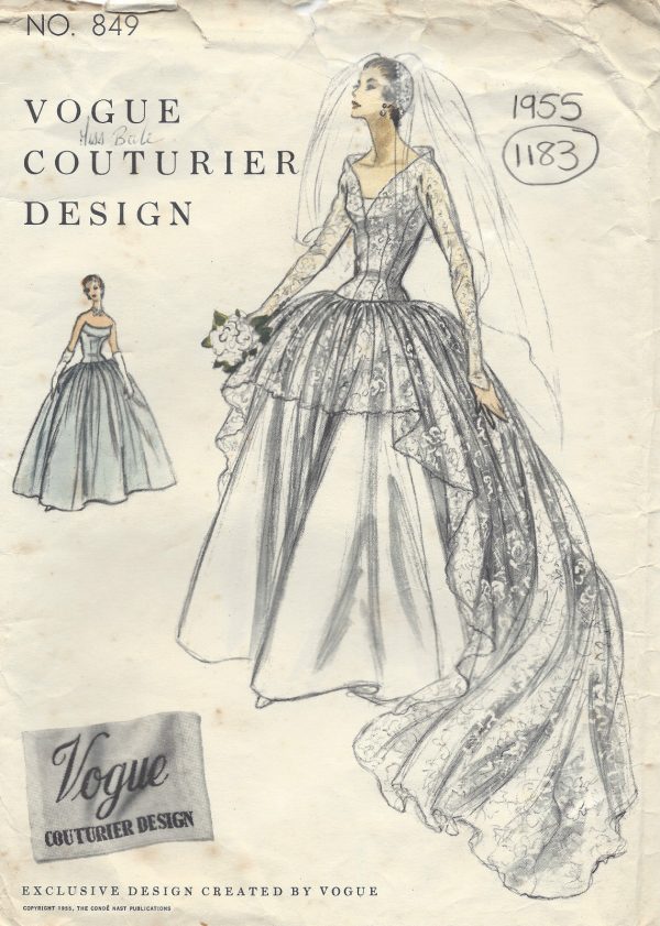 Vogue Wedding Dress Patterns Store, 57 ...