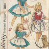 1957-Childrens-Vintage-Sewing-Pattern-S3-C22-DRESS-WESKIT-APRON-C5-251568165261