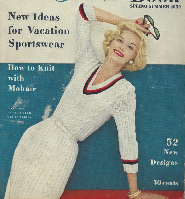 1959-Vintage-KNITTING-Pattern-DRESS-V88-By-VOGUE-252223243401