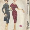 1959-Vintage-Sewing-Pattern-B32-WIGGLE-DRESS-R927-261195507901