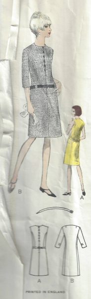 1960s-Vintage-VOGUE-Sewing-Pattern-B38-DRESS-1570-By-LANVIN-252274738221-2