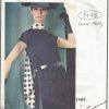 1965-Vintage-VOGUE-Sewing-Pattern-B34-ONE-PIECE-DRESS-SCARF-1775-By-Molyneux-252704382711