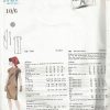 1965-Vintage-VOGUE-Sewing-Pattern-B34-ONE-PIECE-DRESS-SCARF-1775-By-Molyneux-252704382711-2
