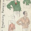 1930s-Vintage-Sewing-Pattern-B34-BLOUSE-1452-261954791532