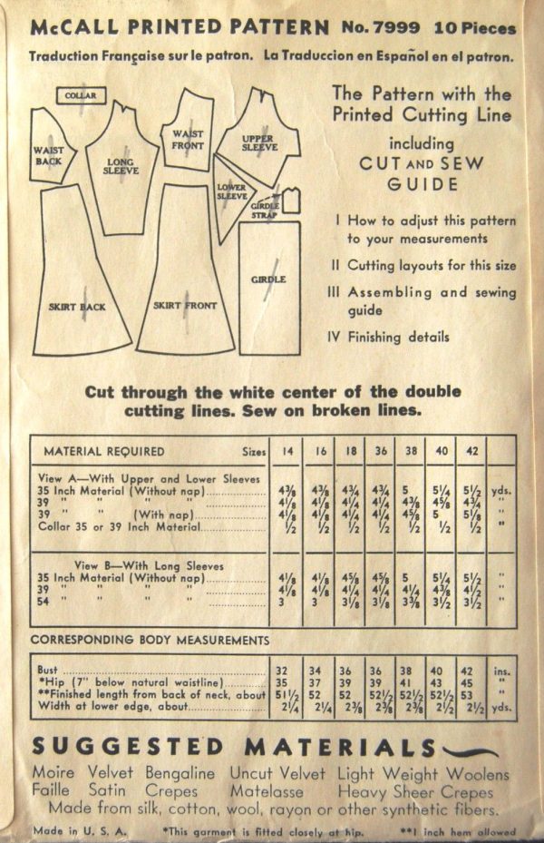 1930s-Vintage-Sewing-Pattern-B36-DRESS-1430-252301256512-2