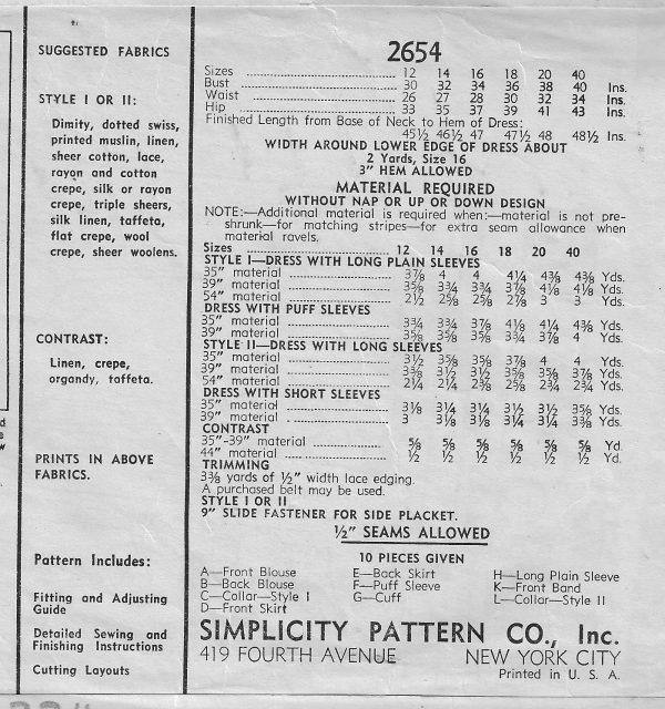 1930s-Vintage-Sewing-Pattern-DRESS-B32-R586-251144755212-2