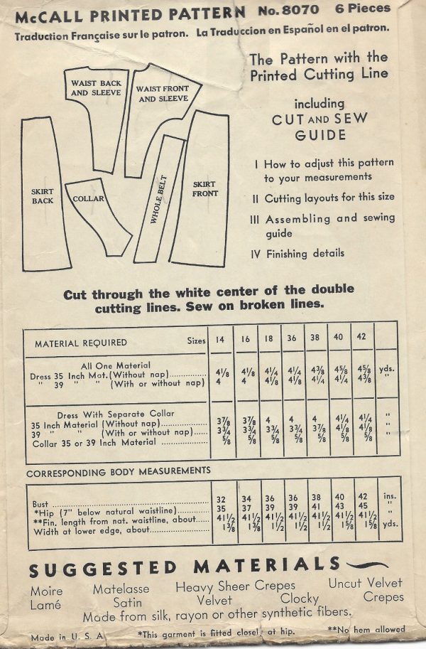 1934-Vintage-Sewing-Pattern-B34-EVENING-DINNER-DRESS-1296-262163312492-2