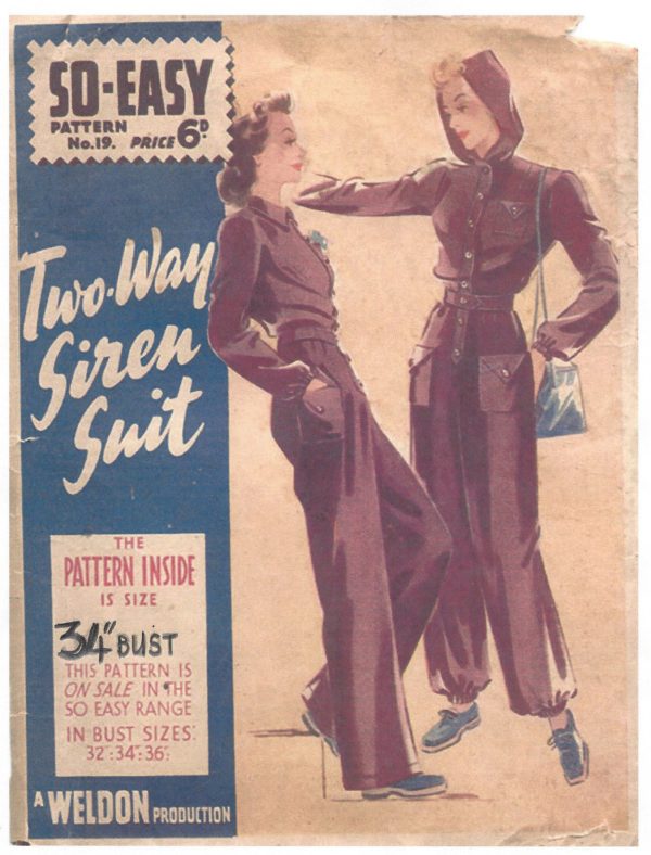 1940-WW2-Vintage-Sewing-Pattern-B34-TWO-WAY-SIREN-SUIT-1395-261759376972