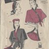 1940s-Vintage-Sewing-Pattern-B32-34-CAPE-HAT-BAG-SET-R132R-251354859502