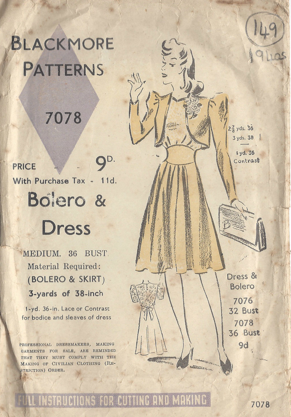 1940s bolero jacket