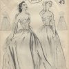 1950s-Vintage-Sewing-Pattern-B32-DRESS-EVENING-GOWN-STOLE-1258-261496701692