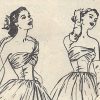 1950s-Vintage-Sewing-Pattern-B32-DRESS-EVENING-GOWN-STOLE-1258-261496701692-3