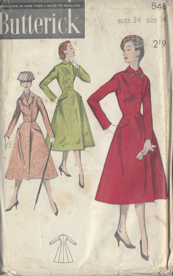 1950s-Vintage-Sewing-Pattern-COAT-B34-R795-251191805092