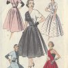 1950s-Vintage-Sewing-Pattern-DRESS-B32-1499-252085862712-2