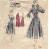 1951-Vintage-VOGUE-Sewing-Pattern-B36-DRESS-JACKET-1407-261821256342