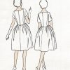 1960s-Vintage-VOGUE-Sewing-Pattern-B34-DRESS-1186-SIMONETTA-of-ITALY-251500283992-2
