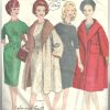 1961-Vintage-VOGUE-Sewing-Pattern-B36-DRESS-COAT-1244R-By-JACQUES-GRIFFE-262328467412