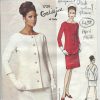 1967-Vintage-VOGUE-Sewing-Pattern-B36-TWO-PIECE-DRESS-1438R-Irene-Galitzine-252208829012