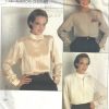 1980s-Vintage-VOGUE-Sewing-Pattern-B34-36-38-BLOUSE-1709-By-Calvin-Klein-252484430062