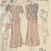 1930s-Vintage-Sewing-Pattern-B34-TWO-PIECE-DRESS-1812-252879955293