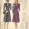1939-WW2-Vintage-Sewing-Pattern-B36-DRESS-1357-261672033693