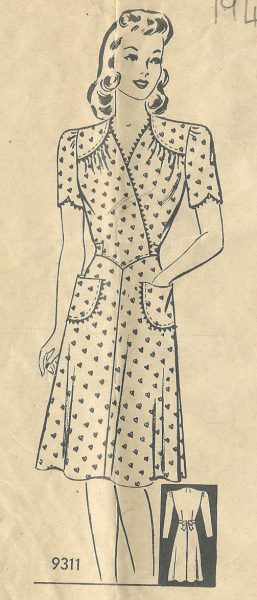 1940s-Vintage-Sewing-Pattern-DRESS-B36-R195-By-Marian-Martin-251143651403