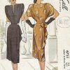 1947-Vintage-Sewing-Pattern-B32-DRESS-1488-252077943753