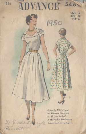 1950s Dress Patterns including Bridal ...