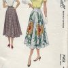 1950-Vintage-Sewing-Pattern-W28-SKIRT-1253-251536513743